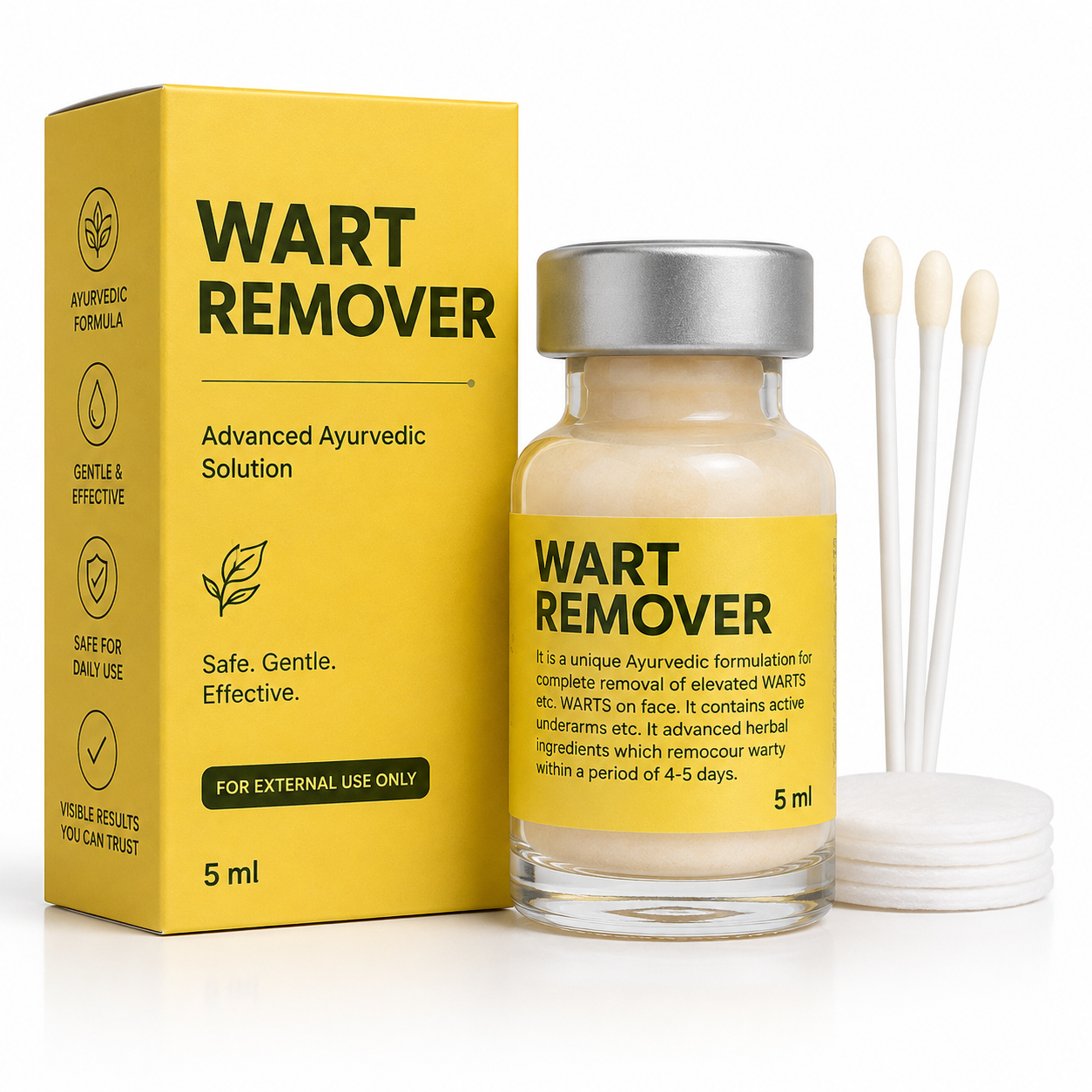 Wart remover lotion